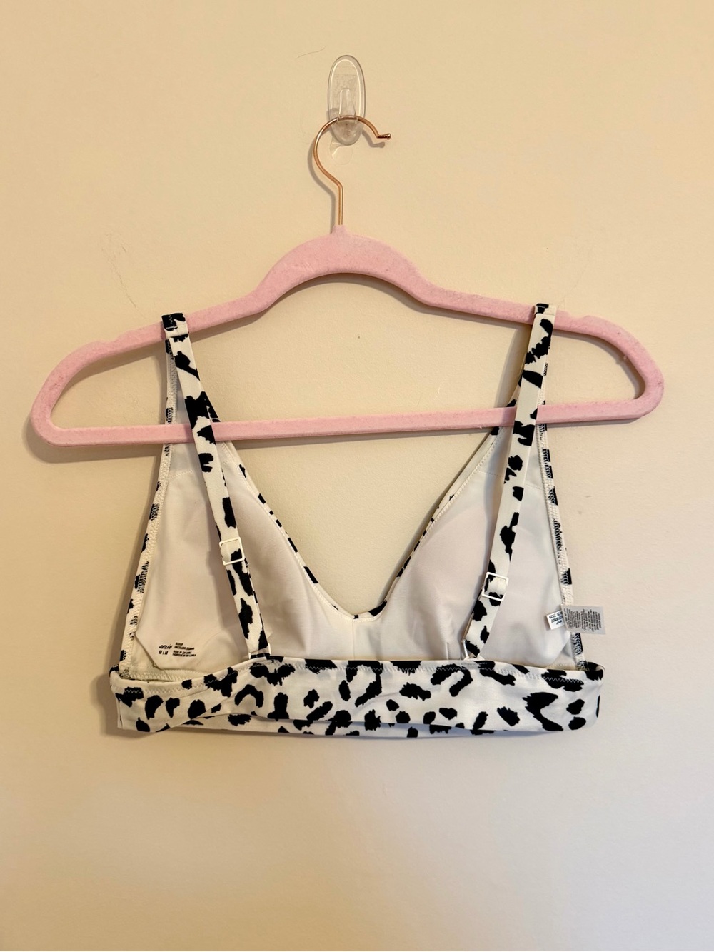Aerie Leopard Print Scoop Neck Swimsuit Top - Picture 3 of 3